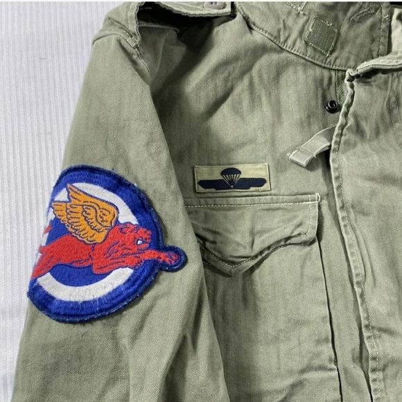 Polo Ralph Lauren Soldier Olive Military M-65 Combat Field Patch Jacket - Picture 4 of 12